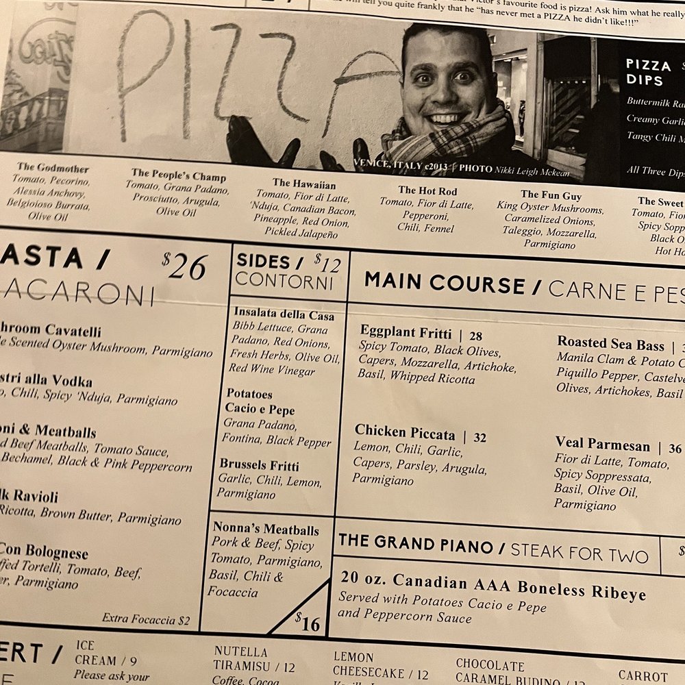 Piano Piano - Pizza and main course menu - Italian Near Me - Toronto, Ontario Piano Piano - Pizza and main course menu - Italian Near Me - Toronto, Ontario