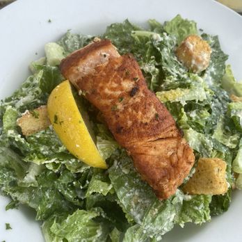 Nick’s On The Lake - Salmon ceasar salad - American Near Me - Lake Geneva, Wisconsin Nick’s On The Lake - Salmon ceasar salad - American Near Me - Lake Geneva, Wisconsin