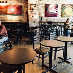 Riverwalk Cafe - Bar area has a really cool industrial vibe.