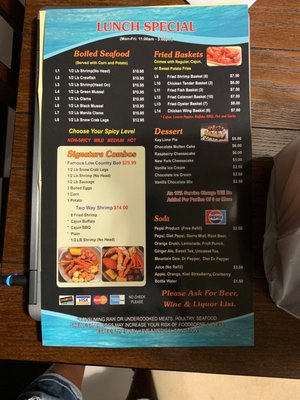 Menu photo 6 Ocean Blue Bartlett, TN