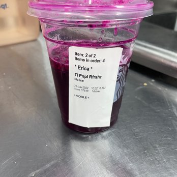 Starbucks - This definitely isn't a pineapple refresher - Coffee & Tea Near Me - Cayce, South Carolina Starbucks - This definitely isn't a pineapple refresher - Coffee & Tea Near Me - Cayce, South Carolina