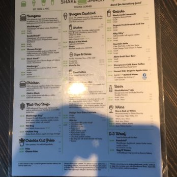 Shake Shack Tysons Corner - Menu at Shake Shack - Burgers Near Me - McLean, Virginia Shake Shack Tysons Corner - Menu at Shake Shack - Burgers Near Me - McLean, Virginia