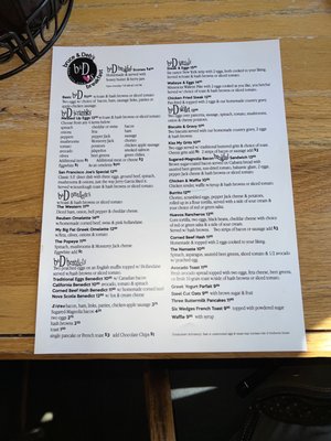 Menu photo 3 b&D’s Park City, UT Menu photo 3 b&D’s Park City, UT
