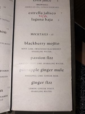 Menu photo 1 Alana Bar & Tapas Palm Springs, CA