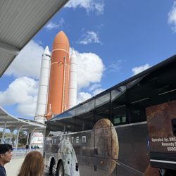 Kennedy Space Center Bus Tour - Wheelchair access to the bus