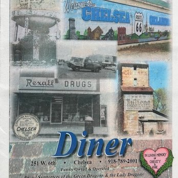 Main Street Diner - the front of the restaurant - Diners Near Me - Chelsea, Oklahoma