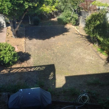 Zarco Gardens Landscaping - Our backyard "BEFORE" picture (no yard, no sprinklers, just dirt). - Gardeners Near Me - San Mateo, California Zarco Gardens Landscaping - Our backyard "BEFORE" picture (no yard, no sprinklers, just dirt). - Gardeners Near Me - San Mateo, California