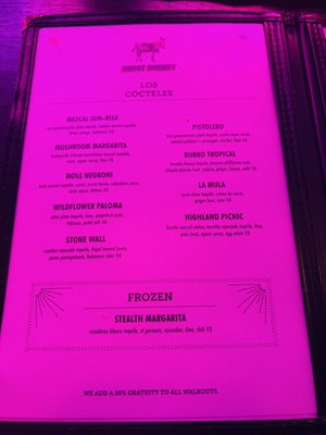Menu photo 3 Ghost Donkey Phoenix, AZ Menu photo 3 Ghost Donkey Phoenix, AZ