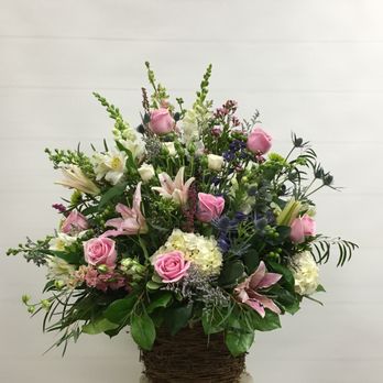 Flowers By Patricia - Exuberant Basket Arrangement! - Florists Near Me - Providence, Rhode Island Flowers By Patricia - Exuberant Basket Arrangement! - Florists Near Me - Providence, Rhode Island