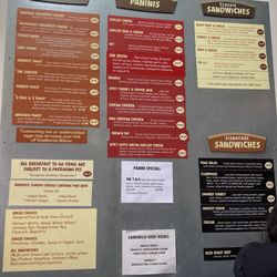 Great Harvest Bread Co - Food menu