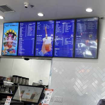 It's Boba Time - NoHo West - Menu and cash register - Shaved Ice Near Me - North Hollywood, California