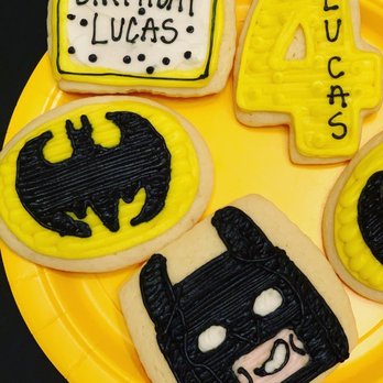 Buttercream Cookie - Custom Batman Lego Cookies - Desserts Near Me
