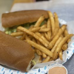 Broadway Subs - 12" Chicken Breast Sub with Fries & 12 oz soda