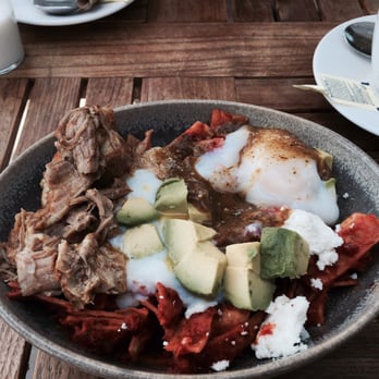 The Table - Pulled pork chilaquiles - New American Near Me - San Jose, California