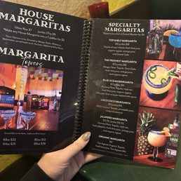 Drink menu