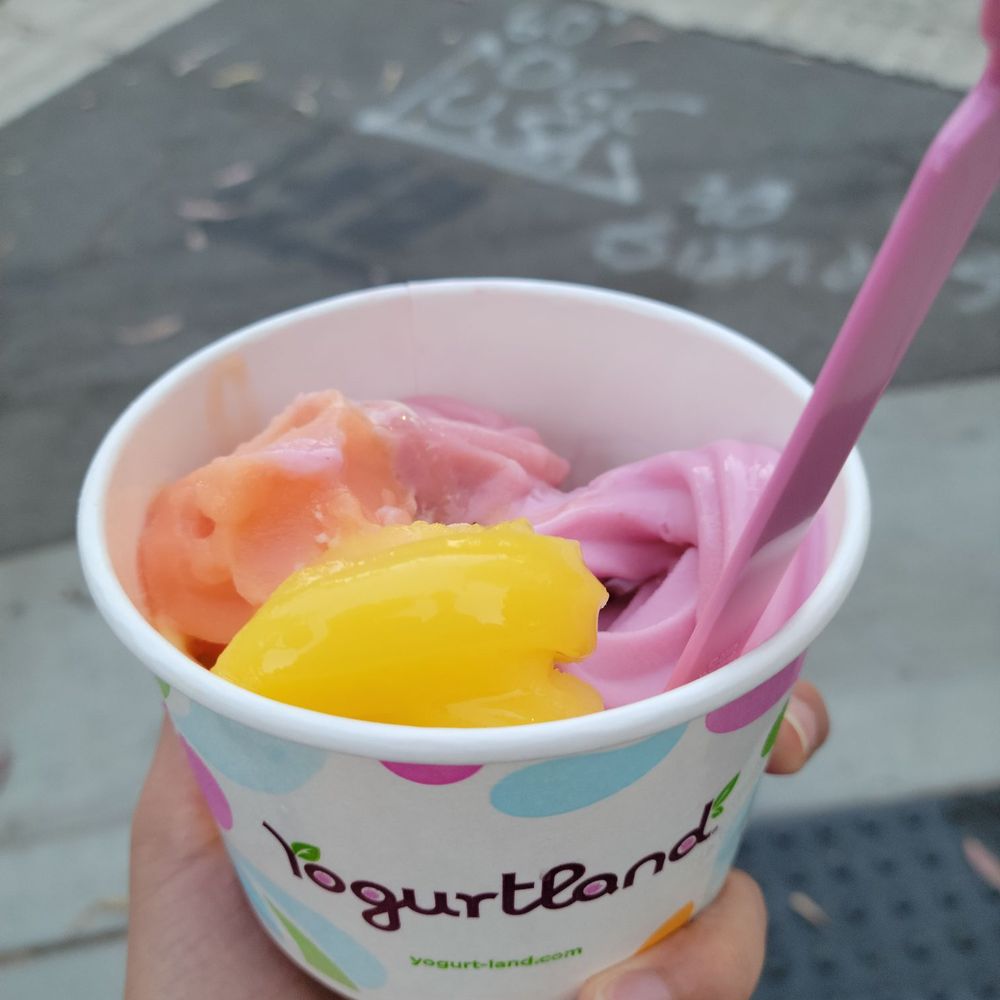 Fruity frozen yogurt flavors