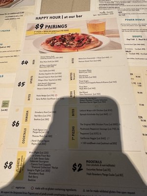 Menu photo 2 California Pizza Kitchen San Diego, CA