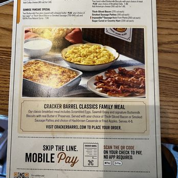 Cracker Barrel Old Country Store - Menu - American Near Me - Charlotte, North Carolina Cracker Barrel Old Country Store - Menu - American Near Me - Charlotte, North Carolina