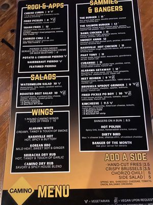 Menu photo 8 Camino West Allis, WI