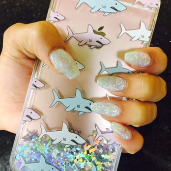 Envy Nails - Glitter acrylic nails - Nail Salons Near Me - Fairport, New York