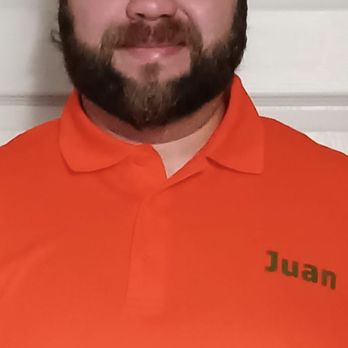 Blessful Lawn - a man wearing an orange shirt and a black hat - Lawn Services Near Me Blessful Lawn - a man wearing an orange shirt and a black hat - Lawn Services Near Me