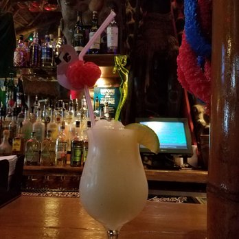 Tiki Lounge - You have to get a fun drink even if it isn't your norm. This is a banana daiquiri not on the menu. Bartender rocks! - Tiki Bars Near Me - Pittsburgh, Pennsylvania Tiki Lounge - You have to get a fun drink even if it isn't your norm. This is a banana daiquiri not on the menu. Bartender rocks! - Tiki Bars Near Me - Pittsburgh, Pennsylvania