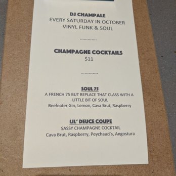 Houndstooth Coffee - Champagne cocktails on Saturday - Coffee & Tea Near Me - Austin, Texas