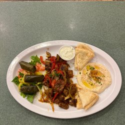 Greenland Grill - Lamb. Hummus. Grape leaves