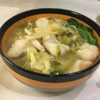 698 Cafe 新東溢豐 - Fish fillet with pickled cabbage noodle soup. - Noodles Near Me - Flushing, New York