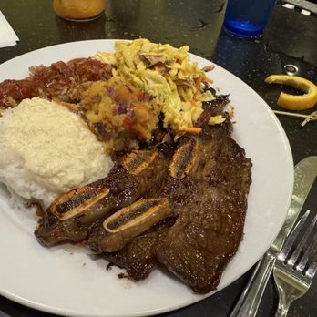 Pineapples Island Fresh Cuisine - Kalbi ribs and kahlua pork combo - New American Near Me - Hilo, Hawaii Pineapples Island Fresh Cuisine - Kalbi ribs and kahlua pork combo - New American Near Me - Hilo, Hawaii