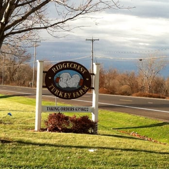 Ridgecrest Turkey Farms - a sign for the town of ridgecrest turkey farms - Specialty Food Near Me - Brockport, New York Ridgecrest Turkey Farms - a sign for the town of ridgecrest turkey farms - Specialty Food Near Me - Brockport, New York