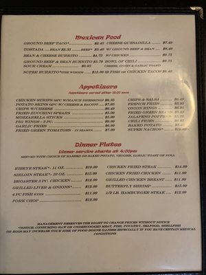 Menu photo 1 Silver Dollar Chuck Wagon Topock, AZ Menu photo 1 Silver Dollar Chuck Wagon Topock, AZ