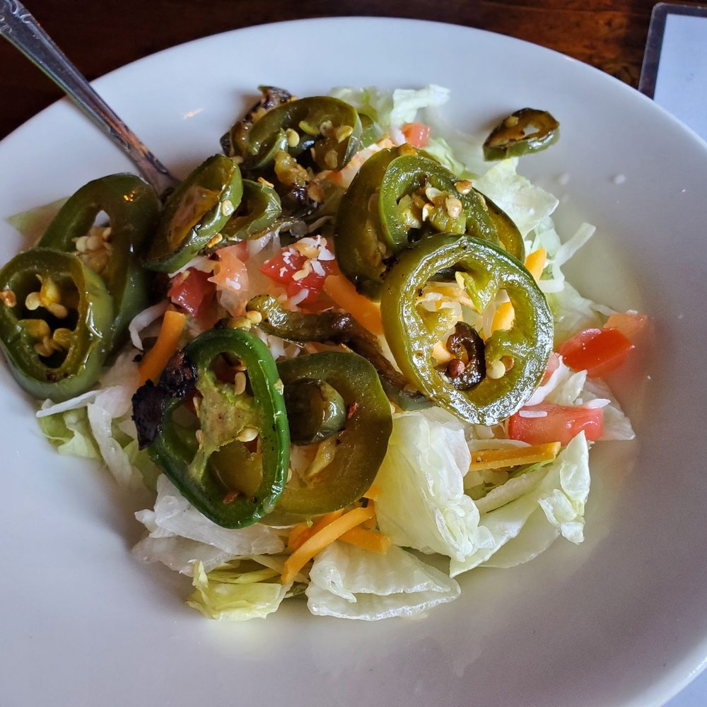 Fred's Texas Cafe - Western Center - Off-menu side salad add grilled jalapenos - Burgers Near Me - Fort Worth, Texas Fred's Texas Cafe - Western Center - Off-menu side salad add grilled jalapenos - Burgers Near Me - Fort Worth, Texas