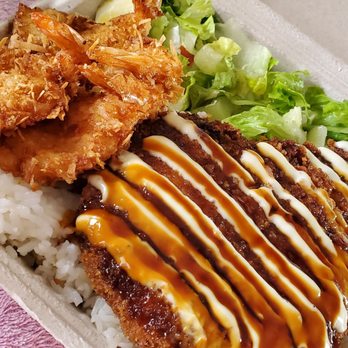 Ken's Fresh Fish - Ahi Katsu & Coconut shrimp combo plate - Seafood Near Me - Laie, Hawaii Ken's Fresh Fish - Ahi Katsu & Coconut shrimp combo plate - Seafood Near Me - Laie, Hawaii