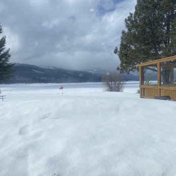 Lakefront Bar & Grill - View from our table - Bars Near Me - Cascade, Idaho