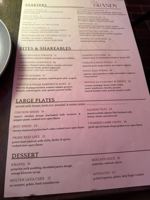 Menu photo 3 The Brandy Glendale, CA