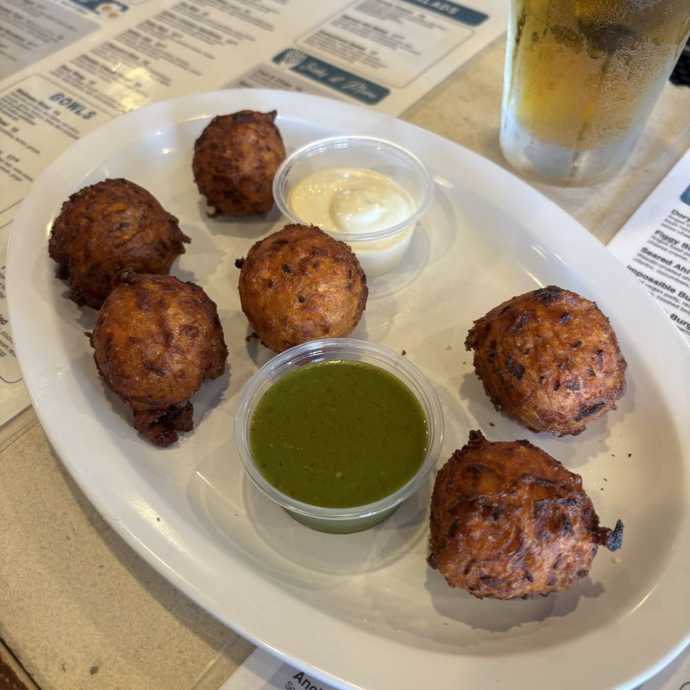 Dory Deli - Sweet potato goat cheese Fritters - Delis Near Me - Newport Beach, California
