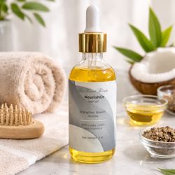Sea Kissed Blends - NourishCo Hair Oil by SeaKissed Blends. Promotes growth & hydration for natural hair & locs. Shop seakissedblends.com