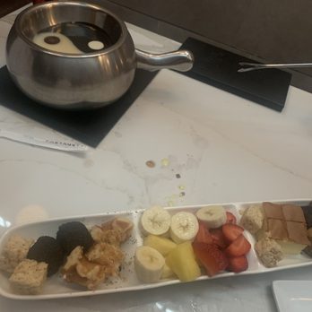 The Melting Pot - Yin yang chocolate fondue - Fondue Near Me - Pittsburgh, Pennsylvania The Melting Pot - Yin yang chocolate fondue - Fondue Near Me - Pittsburgh, Pennsylvania