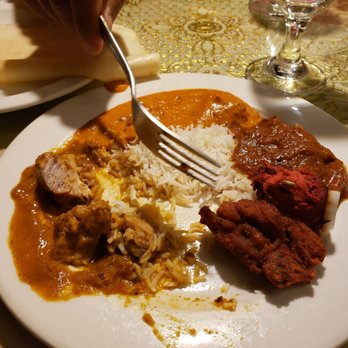 India Sizzling - Yup, that's my boyfriend's fork photobombing my plate of food from the buffet. - Indian Near Me - Fishers, Indiana India Sizzling - Yup, that's my boyfriend's fork photobombing my plate of food from the buffet. - Indian Near Me - Fishers, Indiana