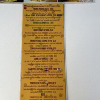 Crumbs Gourmet Patties - Menu - Bakeries Near Me - Toronto, Ontario Crumbs Gourmet Patties - Menu - Bakeries Near Me - Toronto, Ontario