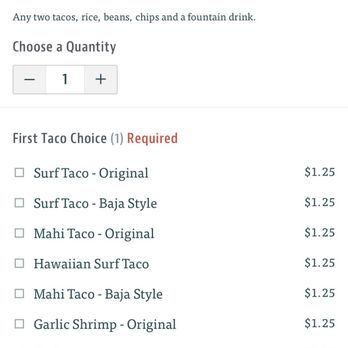 Surf Taco - Silverton - If you're going to put rice, they should mention the lack of seasoning and the beans, tell them it's black so they're not disappointed. - Mexican Near Me - Toms River, New Jersey Surf Taco - Silverton - If you're going to put rice, they should mention the lack of seasoning and the beans, tell them it's black so they're not disappointed. - Mexican Near Me - Toms River, New Jersey