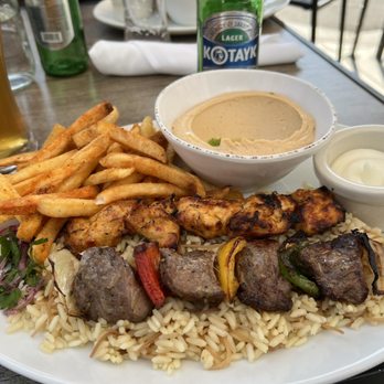 Ammatoli - Kabob Lunch Special. Lamb and Chicken - Mediterranean Near Me - Long Beach, California