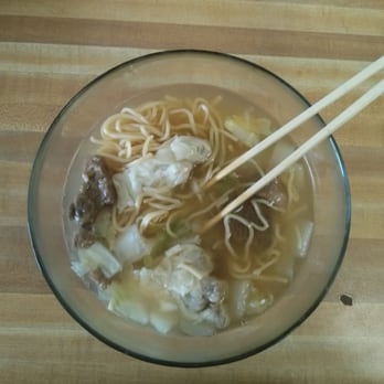 Chowking - Beef Wanton Noodle soup ($5.99) - Pathetic. - Chinese Near Me - Carson, California