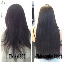 Keratin hair extensions