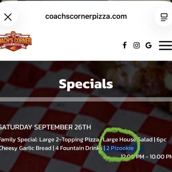 Coach's Corner Pizza & Brew - Still claiming 2 pizookie with special - but have no intention to honor their word. - Pizza Near Me - Cypress, California Coach's Corner Pizza & Brew - Still claiming 2 pizookie with special - but have no intention to honor their word. - Pizza Near Me - Cypress, California