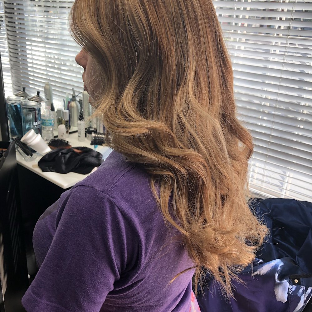 Joseph's Salon - Golden Balayage, Happy client goes perfect with her Skin tone. Happy client. by Barbara Campos - Hair Salons Near Me - Palmetto Bay, Florida Joseph's Salon - Golden Balayage, Happy client goes perfect with her Skin tone. Happy client. by Barbara Campos - Hair Salons Near Me - Palmetto Bay, Florida