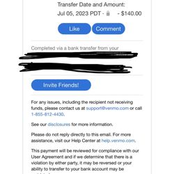 Li's Acupuncture and Herbs - This is to prove I paid via Venmo Fenglen Li at Li's massage $140. I also left $17.00 cash tip. Total: $157.