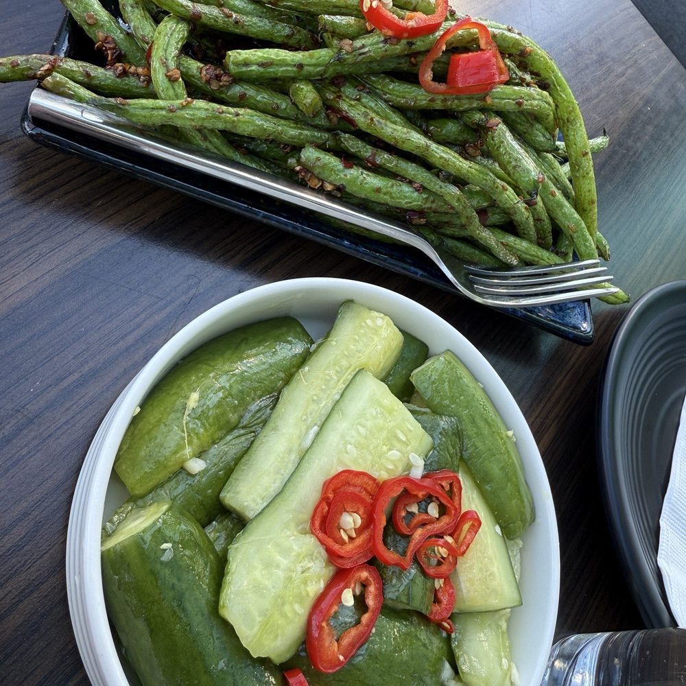 Dumpling Time - Cucumbers and green beans - Dim Sum Near Me - Palo Alto, California Dumpling Time - Cucumbers and green beans - Dim Sum Near Me - Palo Alto, California
