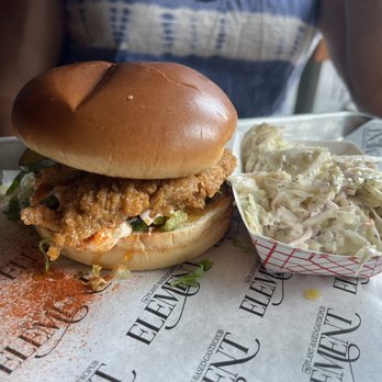 Element Gastropub - Nashville Hot Chik'n Sandwich - Vegetarian Near Me - Raleigh, North Carolina Element Gastropub - Nashville Hot Chik'n Sandwich - Vegetarian Near Me - Raleigh, North Carolina